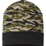 Cap America Mens USA Made Camo Cuffed Beanie - Vintage Tiger Camo