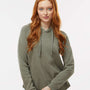 MV Sport Womens Jordan Angel Fleece Hooded Sweatshirt Hoodie - Dusty Olive Green