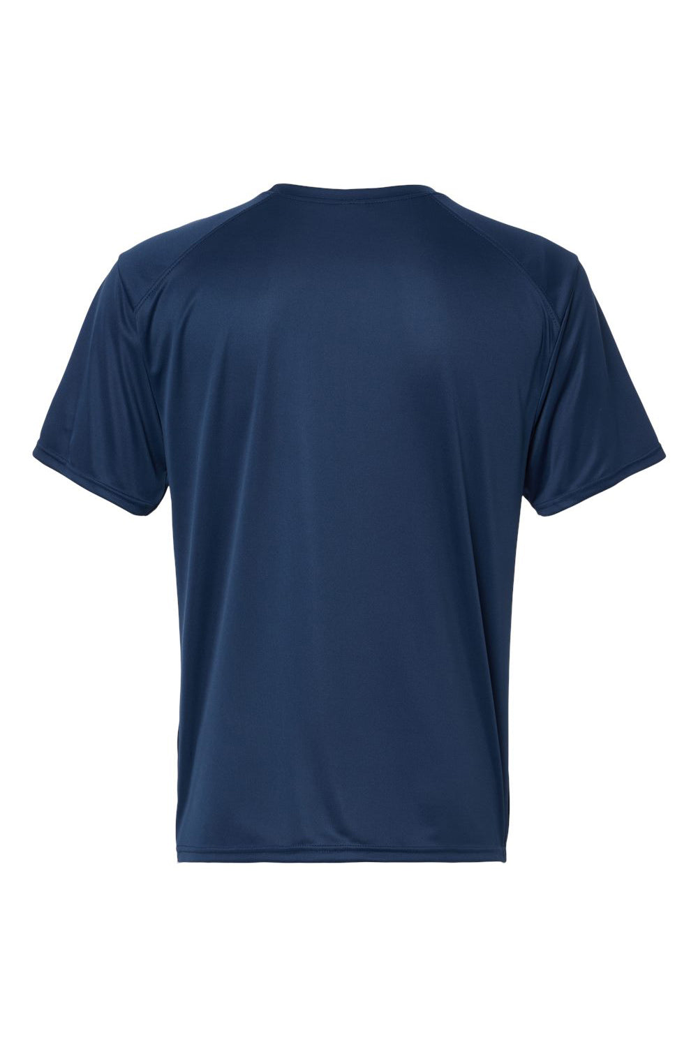 Paragon 200 Mens Islander Performance Short Sleeve Crewneck T-Shirt Navy Blue Flat Back