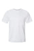 Paragon 200 Mens Islander Performance Short Sleeve Crewneck T-Shirt White Flat Front