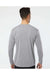 Paragon 210 Mens Islander Performance Long Sleeve Crewneck T-Shirt Heather Grey Model Back