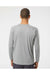 Paragon 210 Mens Islander Performance Long Sleeve Crewneck T-Shirt Medium Grey Model Back