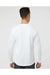 Paragon 210 Mens Islander Performance Long Sleeve Crewneck T-Shirt White Model Back