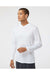 Paragon 220 Mens Bahama Performance Long Sleeve Hooded T-Shirt Hoodie White Model Front