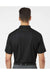 Paragon 500 Mens Sebring Performance Short Sleeve Polo Shirt Black Model Back