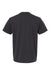 SoftShirts 400 Mens Organic Short Sleeve Crewneck T-Shirt Black Flat Back