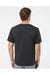SoftShirts 400 Mens Organic Short Sleeve Crewneck T-Shirt Black Model Back