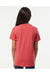 SoftShirts 402 Youth Organic Short Sleeve Crewneck T-Shirt Brick Model Back