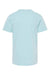SoftShirts 402 Youth Organic Short Sleeve Crewneck T-Shirt Chambray Blue Flat Back