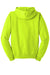 Jerzees 993M/993/993MR Mens NuBlend Pill Resistant Fleece Full Zip Hooded Sweatshirt Hoodie w/ Pockets Safety Green Flat Back