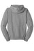 Jerzees 993M/993/993MR Mens NuBlend Pill Resistant Fleece Full Zip Hooded Sweatshirt Hoodie w/ Pockets Oxford Grey Flat Back