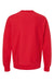 Independent Trading Co. IND5000C Mens Legend Crewneck Sweatshirt Red Flat Back