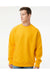 Independent Trading Co. IND5000C Mens Legend Crewneck Sweatshirt Gold Model Front