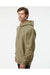 Independent Trading Co. IND5000P Mens Legend Hooded Sweatshirt Hoodie Olive Green Model Side