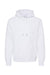 Independent Trading Co. IND5000P Mens Legend Hooded Sweatshirt Hoodie White Flat Front