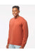Independent Trading Co. PRM3500 Mens Pigment Dyed Crewneck Sweatshirt Amber Model Side