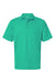 Paragon 100 Mens Saratoga Performance Mini Mesh Short Sleeve Polo Shirt Seagreen Flat Front