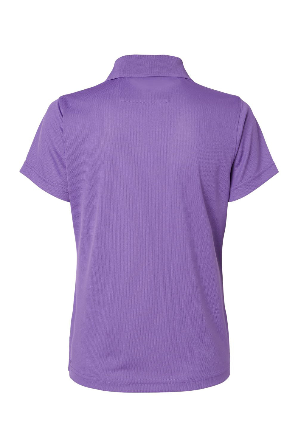 Paragon 104 Womens Saratoga Performance Mini Mesh Short Sleeve Polo Shirt Grape Purple Flat Back