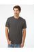 Kastlfel 2010 Mens RecycledSoft Short Sleve Crewneck T-Shirt Carbon Grey Model Front