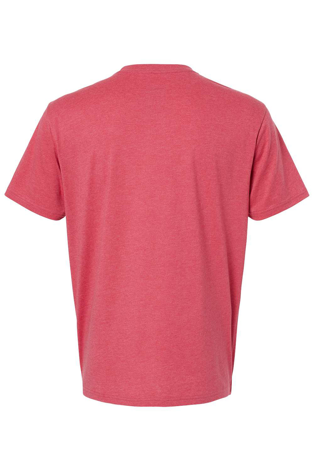Kastlfel 2010 Mens RecycledSoft Short Sleve Crewneck T-Shirt Red Flat Back