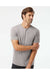 Kastlfel 2010 Mens RecycledSoft Short Sleve Crewneck T-Shirt Steel Grey Model Front