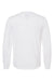 Kastlfel 2016 Mens RecycledSoft Long Sleeve Crewneck T-Shirt White Flat Back