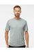 Paragon 200 Mens Islander Performance Short Sleeve Crewneck T-Shirt Medium Grey Model Front