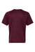 Paragon 200 Mens Islander Performance Short Sleeve Crewneck T-Shirt Maroon Flat Back