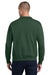 Jerzees 995M/995MR Mens NuBlend Pill Resistant Fleece 1/4 Zip Sweatshirt Forest Green Model Back