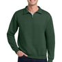 Jerzees Mens NuBlend Pill Resistant Fleece 1/4 Zip Sweatshirt - Forest Green