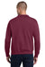 Jerzees 995M/995MR Mens NuBlend Pill Resistant Fleece 1/4 Zip Sweatshirt Maroon Model Back