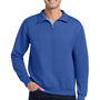 Jerzees Mens NuBlend Pill Resistant Fleece 1/4 Zip Sweatshirt - Royal Blue