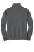 Jerzees 995M/995MR Mens NuBlend Pill Resistant Fleece 1/4 Zip Sweatshirt Charcoal Grey Flat Back