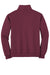 Jerzees 995M/995MR Mens NuBlend Pill Resistant Fleece 1/4 Zip Sweatshirt Maroon Flat Back