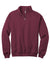 Jerzees 995M/995MR Mens NuBlend Pill Resistant Fleece 1/4 Zip Sweatshirt Maroon Flat Front