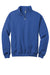 Jerzees 995M/995MR Mens NuBlend Pill Resistant Fleece 1/4 Zip Sweatshirt Royal Blue Flat Front