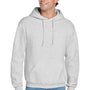 Jerzees Mens NuBlend Pill Resistant Fleece Hooded Sweatshirt Hoodie w/ Pouch Pocket - Ash Grey