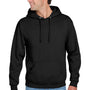 Jerzees Mens NuBlend Pill Resistant Fleece Hooded Sweatshirt Hoodie w/ Pouch Pocket - Black