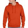 Jerzees Mens NuBlend Pill Resistant Fleece Hooded Sweatshirt Hoodie w/ Pouch Pocket - Burnt Orange