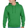 Jerzees Mens NuBlend Pill Resistant Fleece Hooded Sweatshirt Hoodie w/ Pouch Pocket - Kelly Green