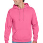 Jerzees Mens NuBlend Pill Resistant Fleece Hooded Sweatshirt Hoodie w/ Pouch Pocket - Neon Pink