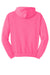 Jerzees 996M/996/996MR Mens NuBlend Pill Resistant Fleece Hooded Sweatshirt Hoodie w/ Pouch Pocket Neon Pink Flat Back