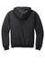 Jerzees 996M/996/996MR Mens NuBlend Pill Resistant Fleece Hooded Sweatshirt Hoodie w/ Pouch Pocket Heather Black Flat Back