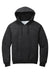 Jerzees 996M/996/996MR Mens NuBlend Pill Resistant Fleece Hooded Sweatshirt Hoodie w/ Pouch Pocket Heather Black Flat Front