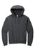 Jerzees 996M/996/996MR Mens NuBlend Pill Resistant Fleece Hooded Sweatshirt Hoodie w/ Pouch Pocket Charcoal Grey Flat Front