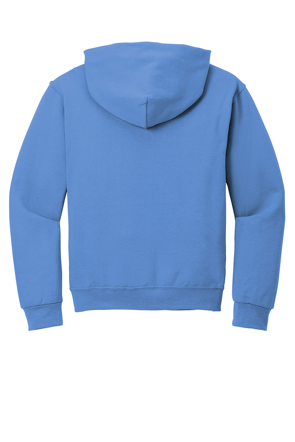 Jerzees 996M/996/996MR Mens NuBlend Pill Resistant Fleece Hooded Sweatshirt Hoodie w/ Pouch Pocket Columbia Blue Flat Back