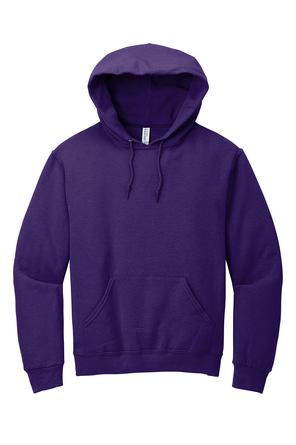 Jerzees 996M/996/996MR Mens NuBlend Pill Resistant Fleece Hooded Sweatshirt Hoodie w/ Pouch Pocket Deep Purple Flat Front