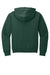 Jerzees 996M/996/996MR Mens NuBlend Pill Resistant Fleece Hooded Sweatshirt Hoodie w/ Pouch Pocket Forest Green Flat Back