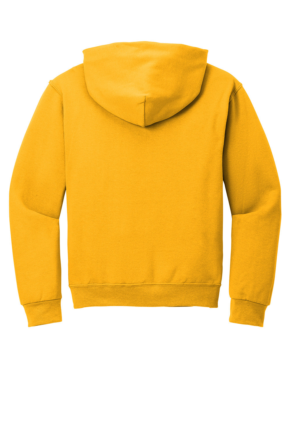 Jerzees 996M/996/996MR Mens NuBlend Pill Resistant Fleece Hooded Sweatshirt Hoodie w/ Pouch Pocket Gold Flat Back