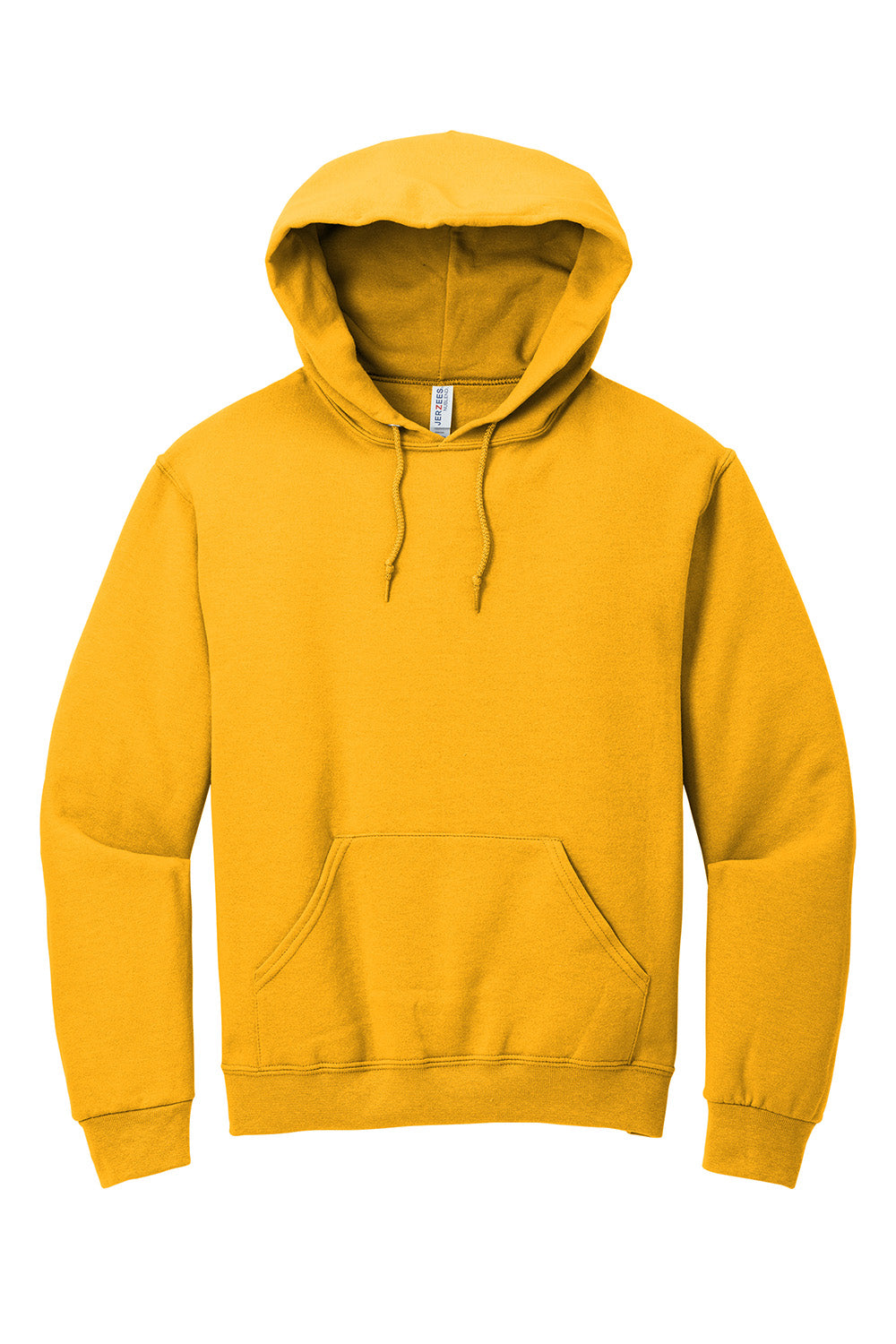 Jerzees 996M/996/996MR Mens NuBlend Pill Resistant Fleece Hooded Sweatshirt Hoodie w/ Pouch Pocket Gold Flat Front